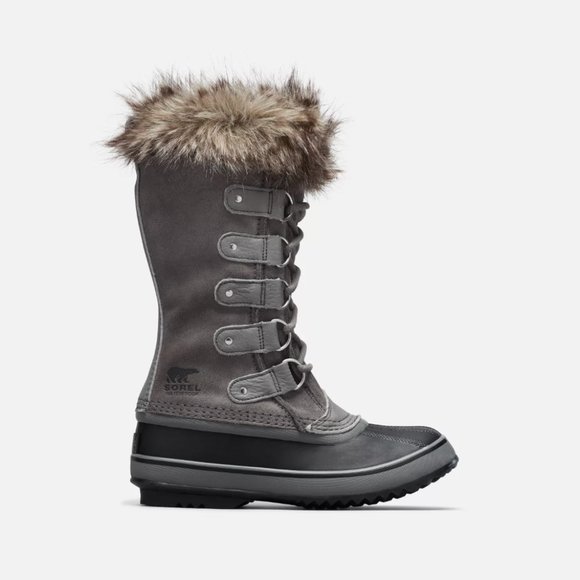 Sorel Joan Of Arctic Boots Quarry Black gray size 7 with box! - Picture 9 of 9